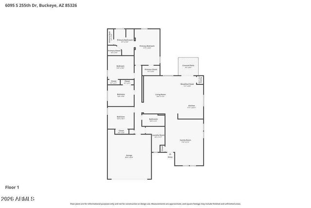6095 S 255th Drive, Buckeye, AZ 85326