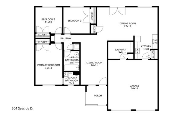 504 Seaside Drive, Dallas, TX 75232