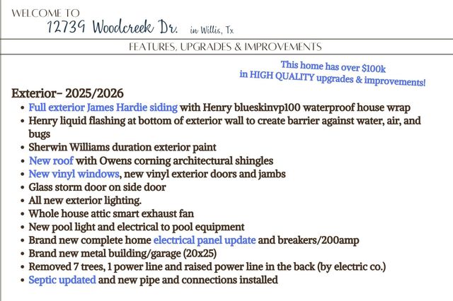 12739 Woodcreek Drive, Willis, TX 77318