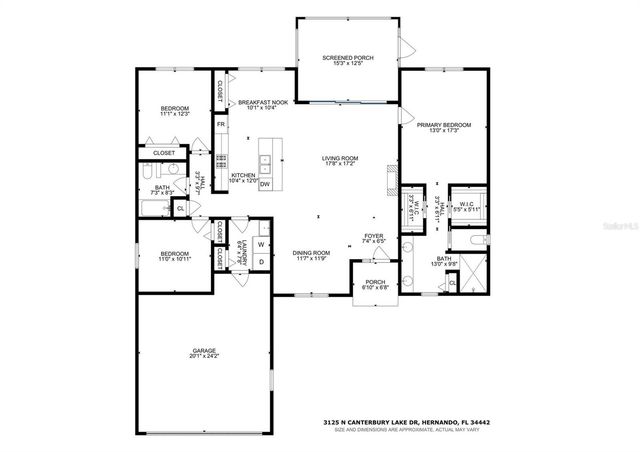 3125 N CANTERBURY LAKE DRIVE, Hernando, FL 34442