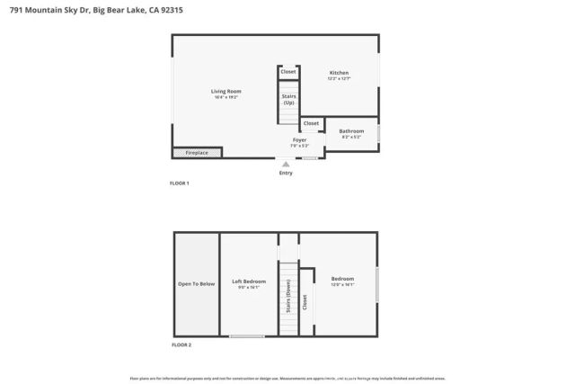 791 Mountain Sky, Big Bear Lake, CA 92315