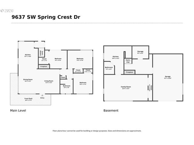 9637 Sw SPRING CREST Dr, Portland, OR 97225