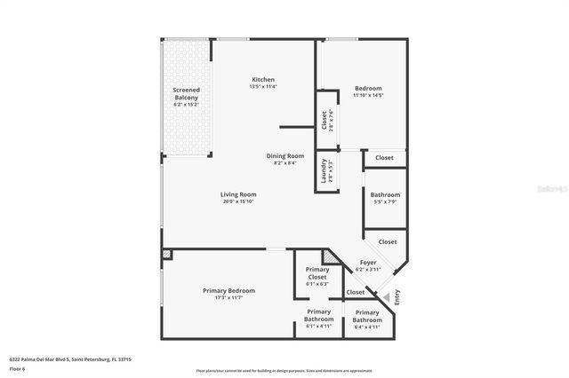 6322 PALMA DEL MAR BOULEVARD S 606, St Petersburg, FL 33715