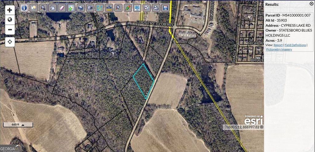 0 Cypress Lake Road PARCEL D, Statesboro, GA 30458