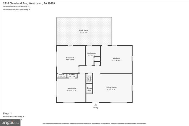 2516 CLEVELAND AV, West Lawn, PA 19609