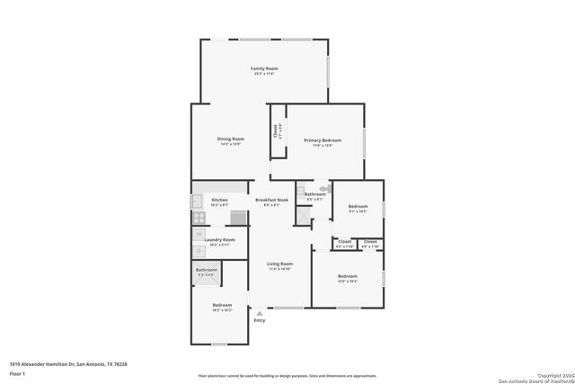 1019 Alexander Hamilton, San Antonio, TX 78228