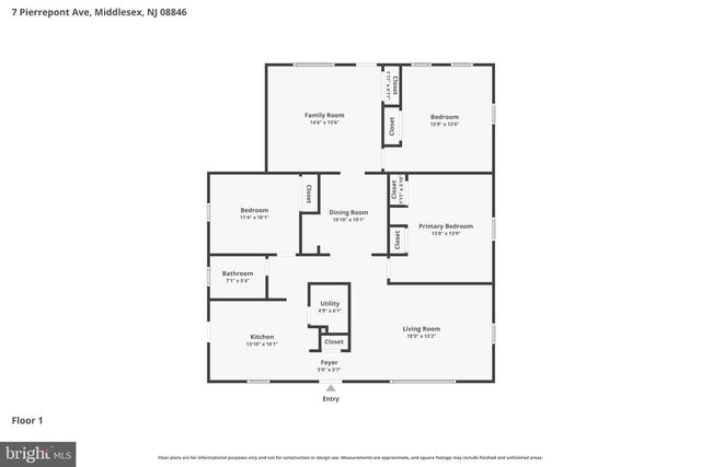 7 PIERREPONT AVE, Middlesex, NJ 08846