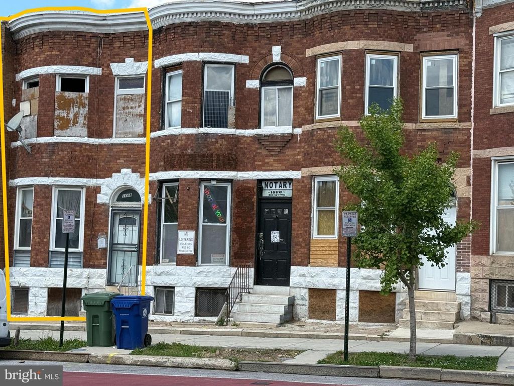 Image 1 of property listing at 1668 W NORTH AVE, Baltimore, MD 21217