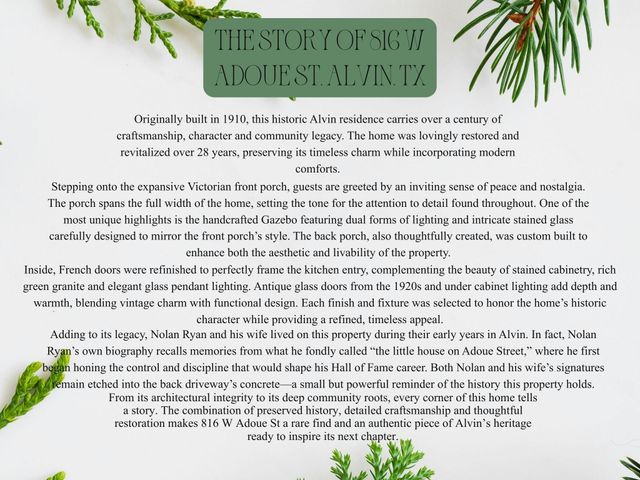 816 W Adoue Street, Alvin, TX 77511