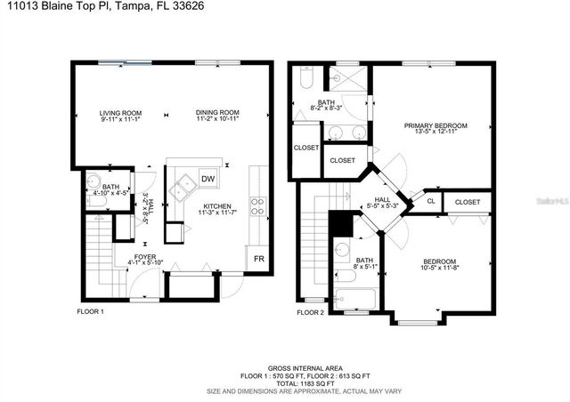 11013 BLAINE TOP PLACE, Tampa, FL 33626