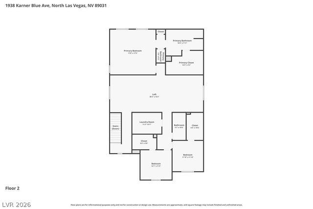 1938 Karner Blue Avenue, North Las Vegas, NV 89031