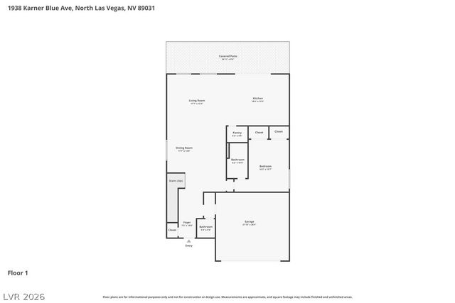 1938 Karner Blue Avenue, North Las Vegas, NV 89031