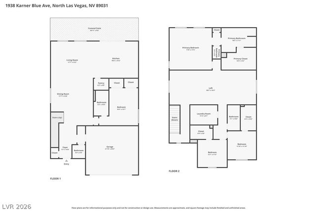 1938 Karner Blue Avenue, North Las Vegas, NV 89031