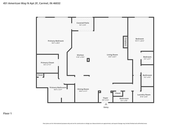 451 American Way N 2F, Carmel, IN 46032