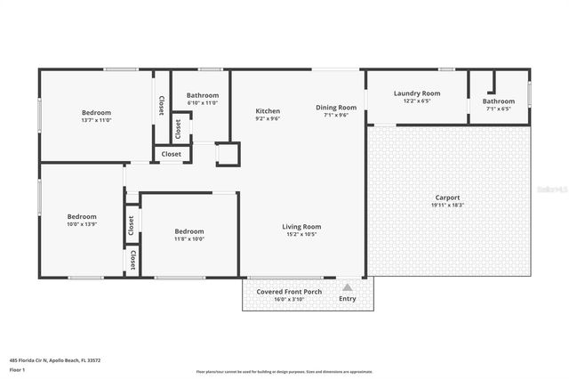 485 FLORIDA CIRCLE N, Apollo Beach, FL 33572