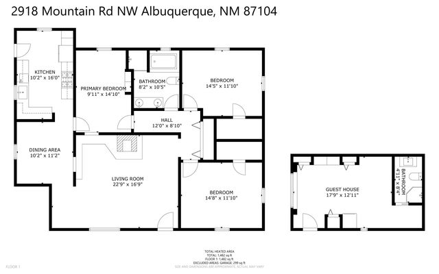 2918 Mountain Road NW, Albuquerque, NM 87104