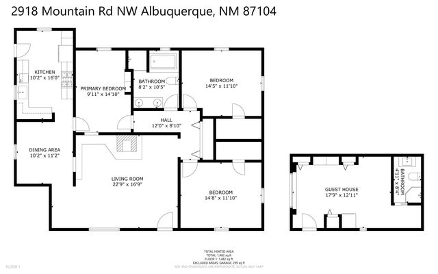 2918 Mountain Road NW, Albuquerque, NM 87104