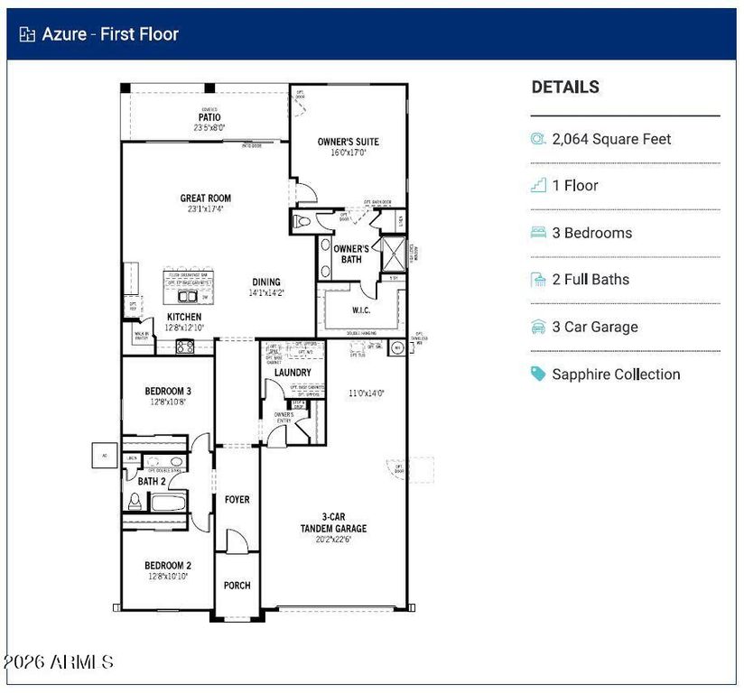 17226 W SUTHERLAND Way, Surprise, AZ 85387 — photo 2