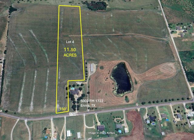 11.57 acres Tract 4 FM 1722, Ennis, TX 75119
