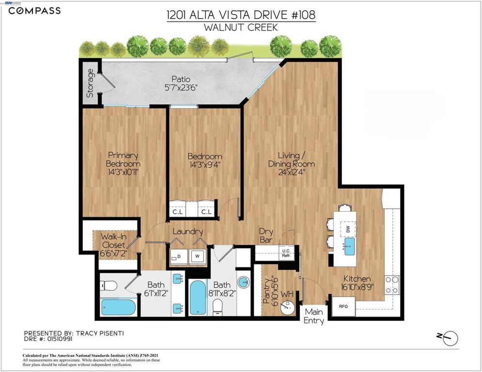 Image 37 of property listing at 1201 Alta Vista Dr 108, Walnut Creek, CA 94596