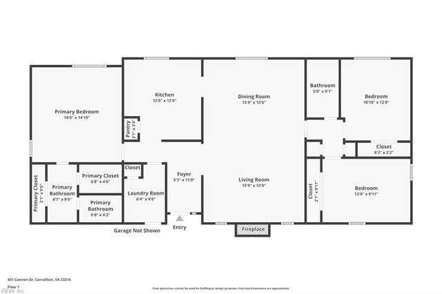 401 Cannon DR, Carrollton, VA 23314