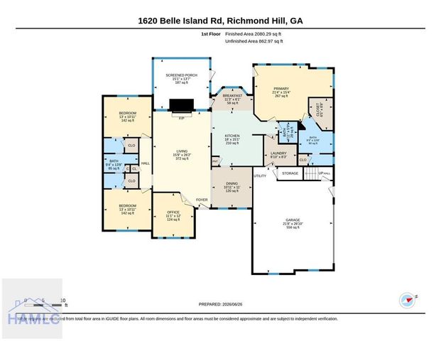 1620 Belle Island Road, Richmond Hill, GA 31324
