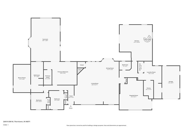 2649 N 600 W, Thorntown, IN 46071