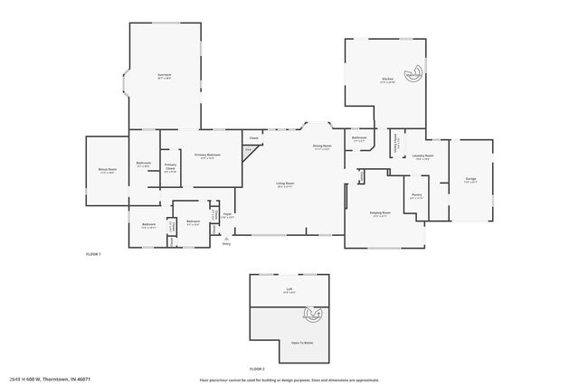 2649 N 600 W, Thorntown, IN 46071