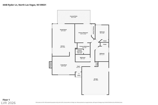 4448 Ryder Lane, North Las Vegas, NV 89031
