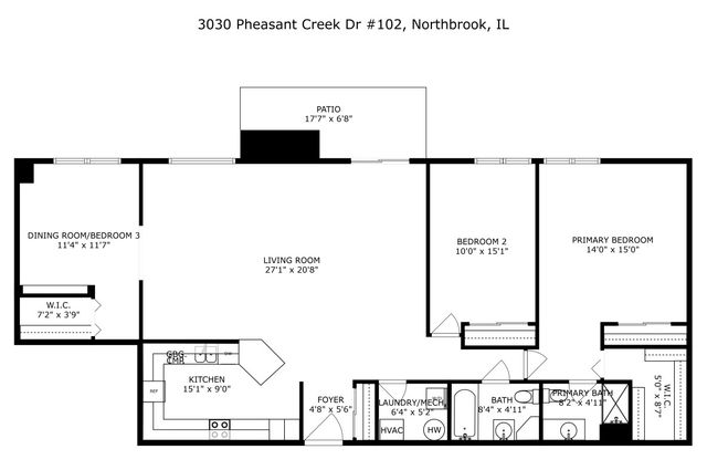 3030 Pheasant Creek Drive 102, Northbrook, IL 60062