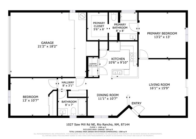 1027 Saw Mill Road, Rio Rancho, NM 87144