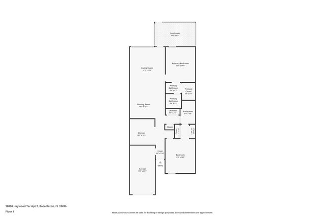 18800 HAYWOOD Terrace 7, Boca Raton, FL 33496