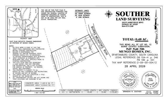 5051 Burke Meadows Run, Chesnee, SC 29323