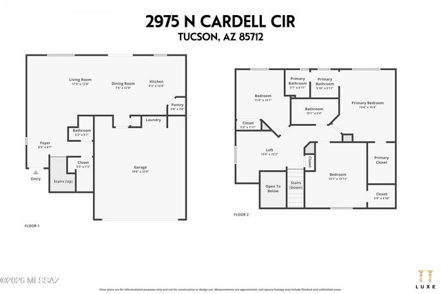 2975 N Cardell Circle, Tucson, AZ 85712
