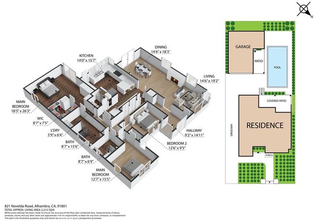 821 Novelda Road, Alhambra, CA 91801