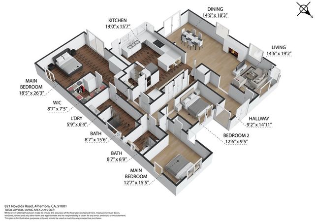 821 Novelda Road, Alhambra, CA 91801