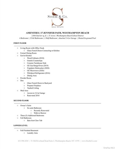 17 Jennifer Path, Westhampton Beach, NY 11978