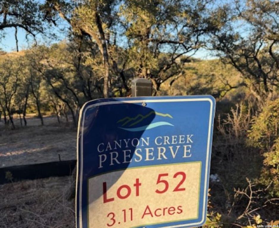 LOT 52 Clear Water Cyn, Helotes, TX 78023