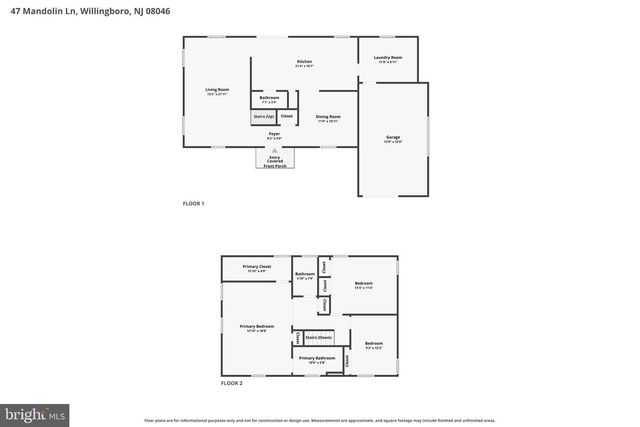 47 MANDOLIN LN, Willingboro, NJ 08046