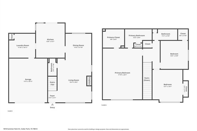 1810 Summer Rain DR, Cedar Park, TX 78613
