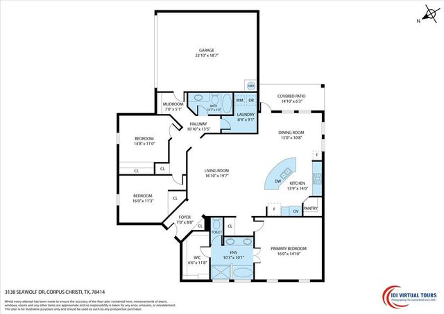 3138 Seawolf Drive, Corpus Christi, TX 78414