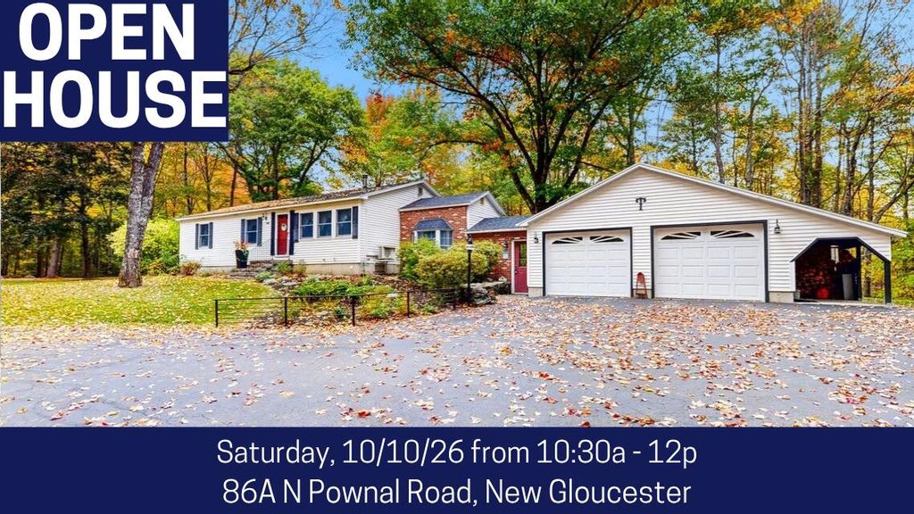 86A N Pownal Road, New Gloucester, ME 04260 — exterior