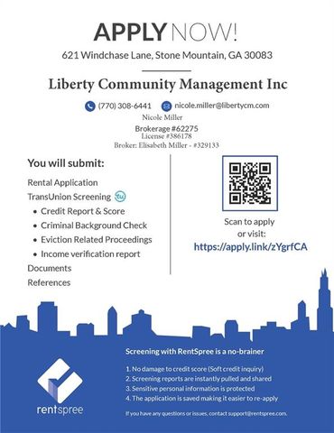 621 Windchase Lane, Stone Mountain, GA 30083