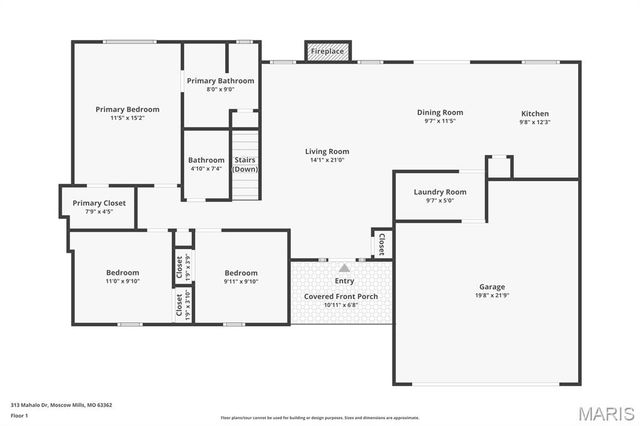 313 Mahalo Drive, Moscow Mills, MO 63362