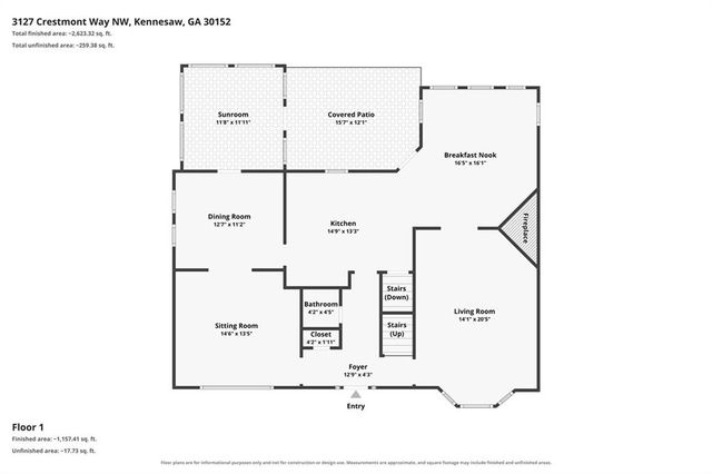 3127 Crestmont Way NW, Kennesaw, GA 30152