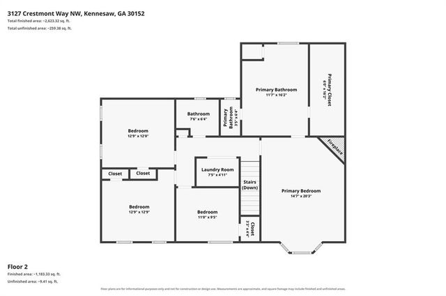 3127 Crestmont Way NW, Kennesaw, GA 30152