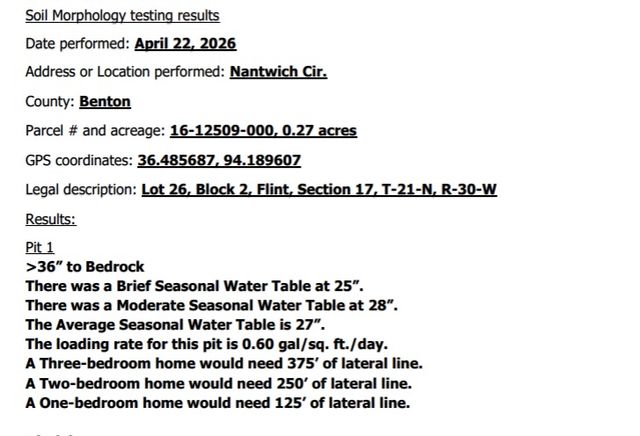 TBD Nantwich Circle, Bella Vista, AR 72714