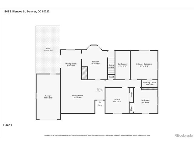 1843 S Glencoe St, Denver, CO 80222