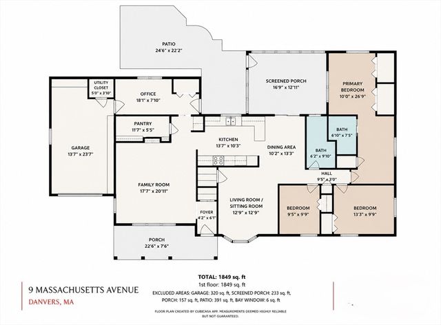 9 Massachusetts Ave, Danvers, MA 01923