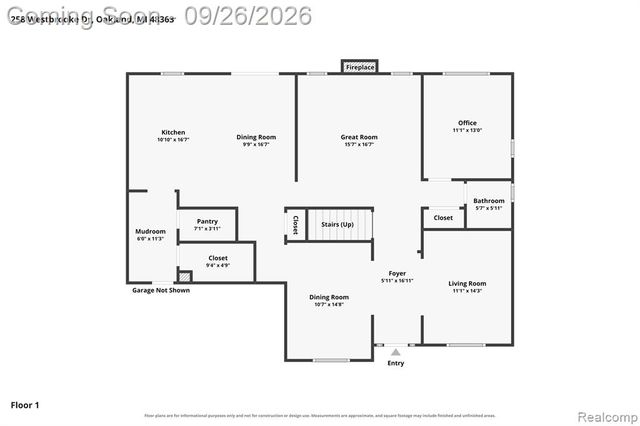 258 Westbrooke Drive, Oakland, MI 48363